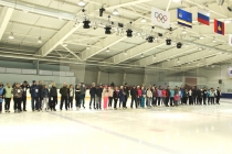 Торжественное построение участников соревнований